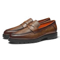 SANTONI MOCASSIN ROCK LUGSOLE ( Like New )