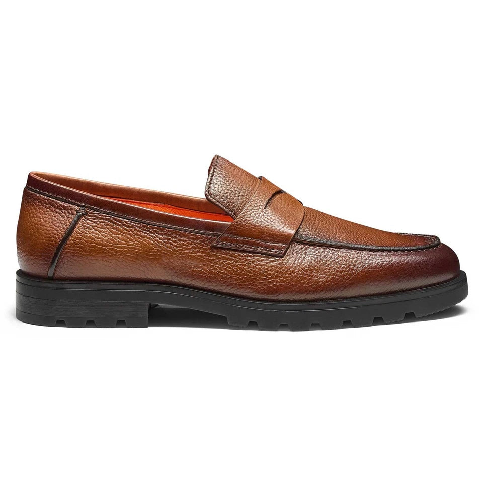 SANTONI MOCASSIN ROCK LUGSOLE ( Like New )