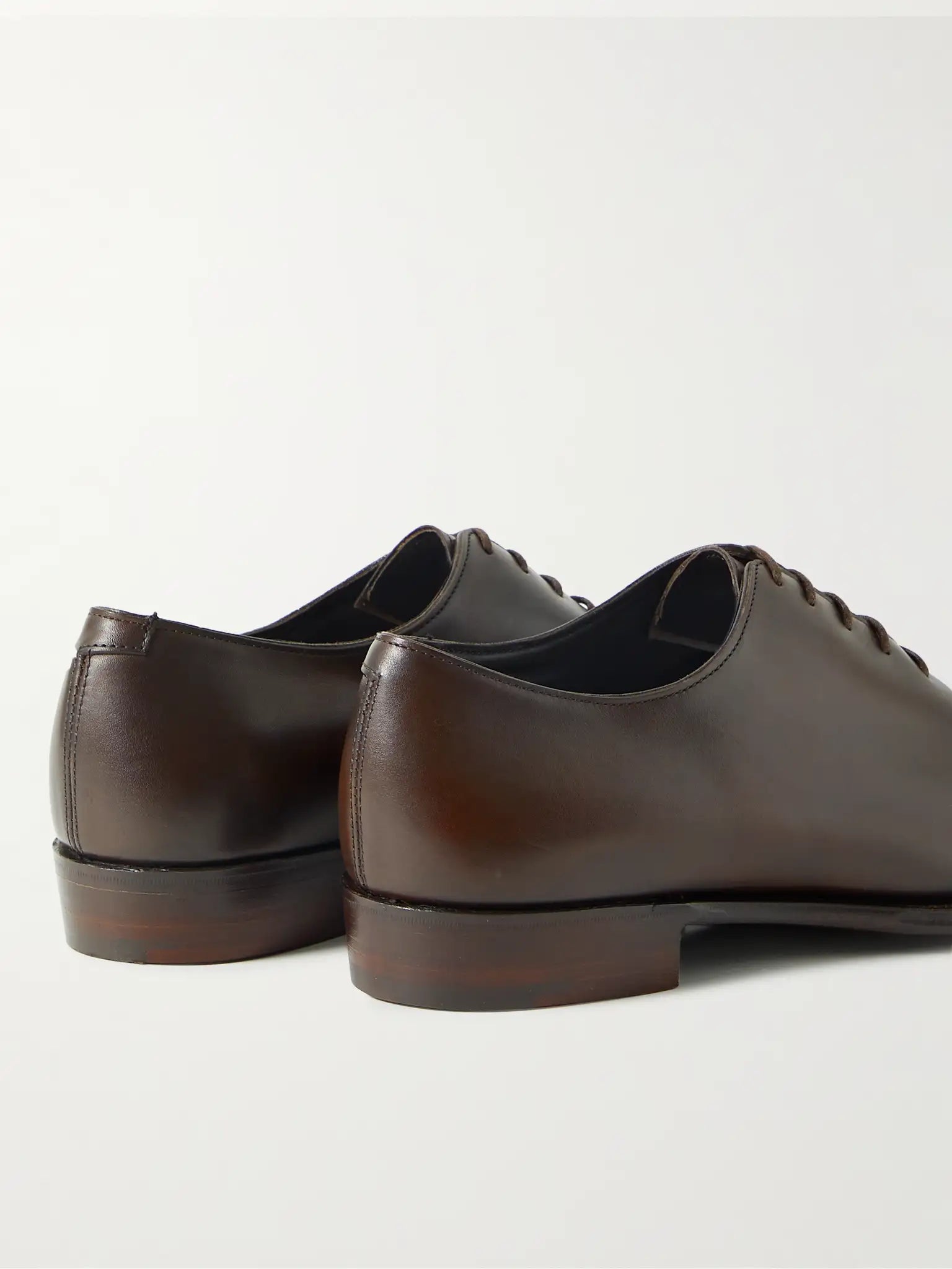 GEORGE CLEVERLEY Merlin Whole-Cut Leather Oxford Shoes (Pre-Owned)